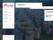 Tablet Screenshot of ananthula.com